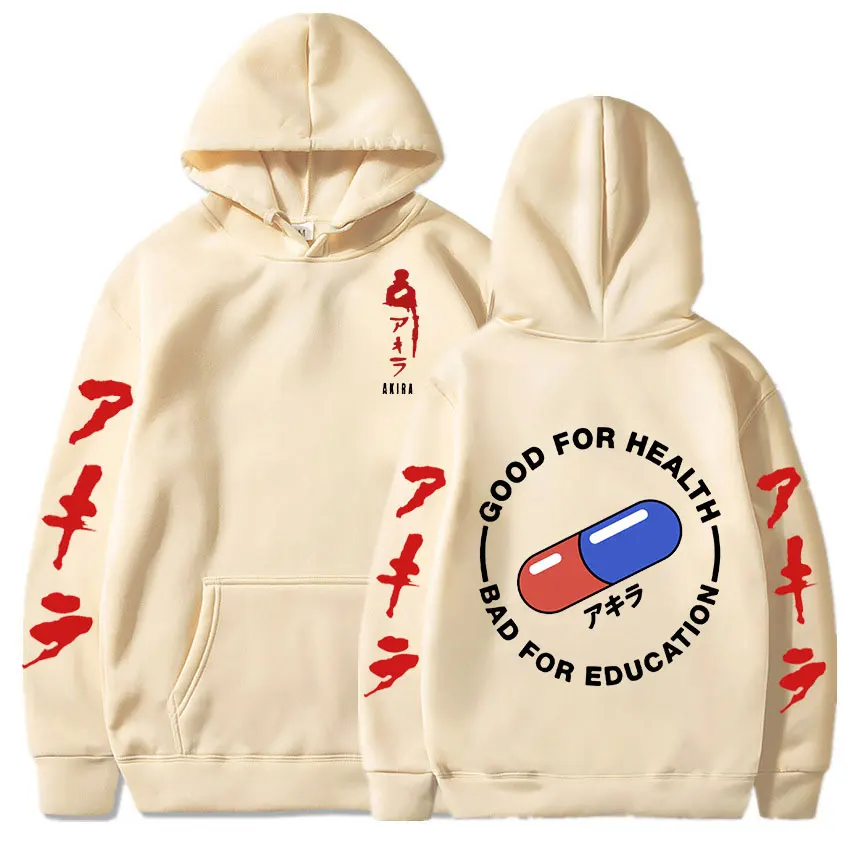 thumbnail image 1 of Sudaderas con capucha de Anime japonés para hombres y mujeres, sudaderas con estampado de Akira, sudadera Unisex de moda, de gran tamaño Sudadera con capucha, jersey de manga larga, abrigo, 1 of 5