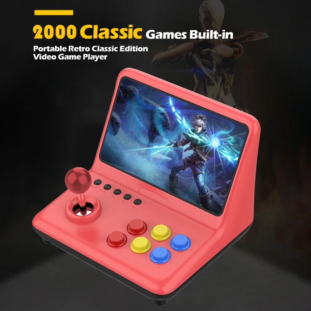 NEW A12 9 inch Arcade Joystick Game Console Games Stick Gaming Video Player Supports High-Definition Output HDMI-out