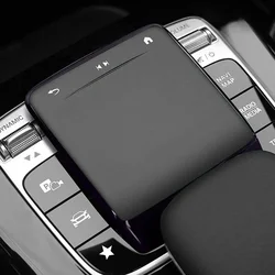 Center Control Mouse Screen Protector Cover for Mercedes Benz - Premium Car Accessory (Black)
