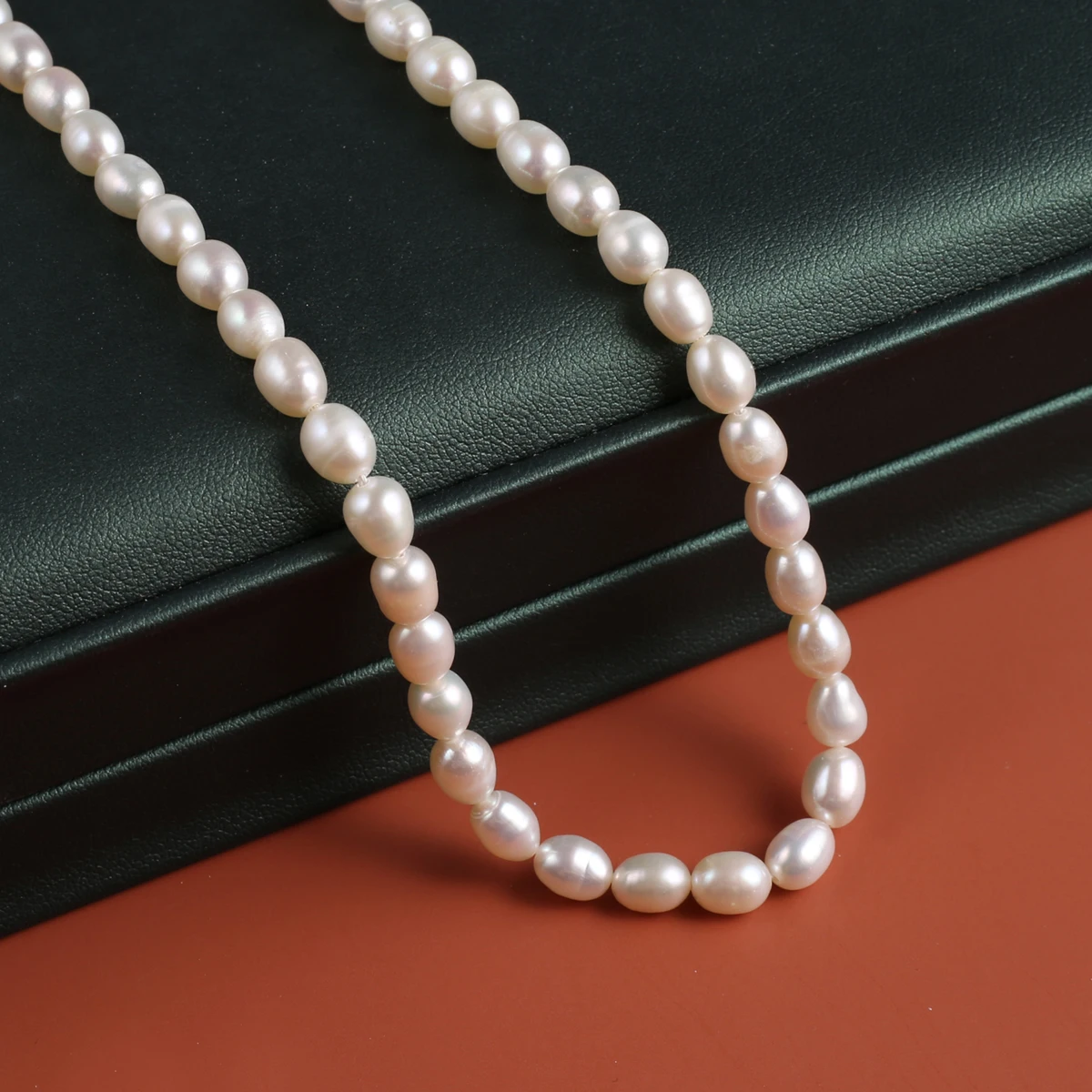 100% Natural Freshwater Pearl Beads High-quality Rice Shaped White AAA Pearls Jewelry Making DIY Necklace Bracelet Gift 36cm