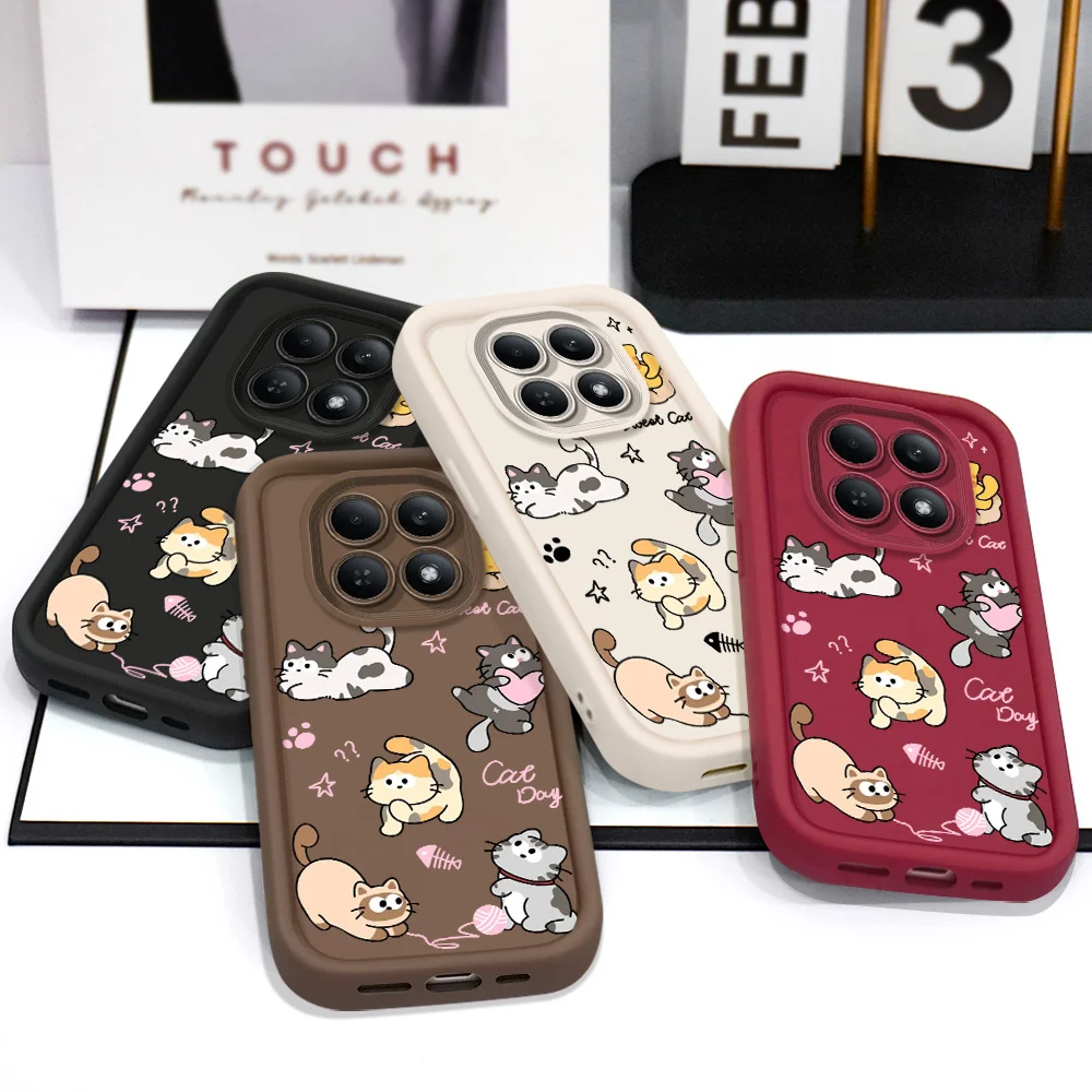 Cute Cat Staircase Soft Phone Case Cover