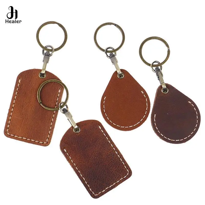 VintageLeatherKeyCaseKeychainDoorlockAccessControlTagsKeyfob