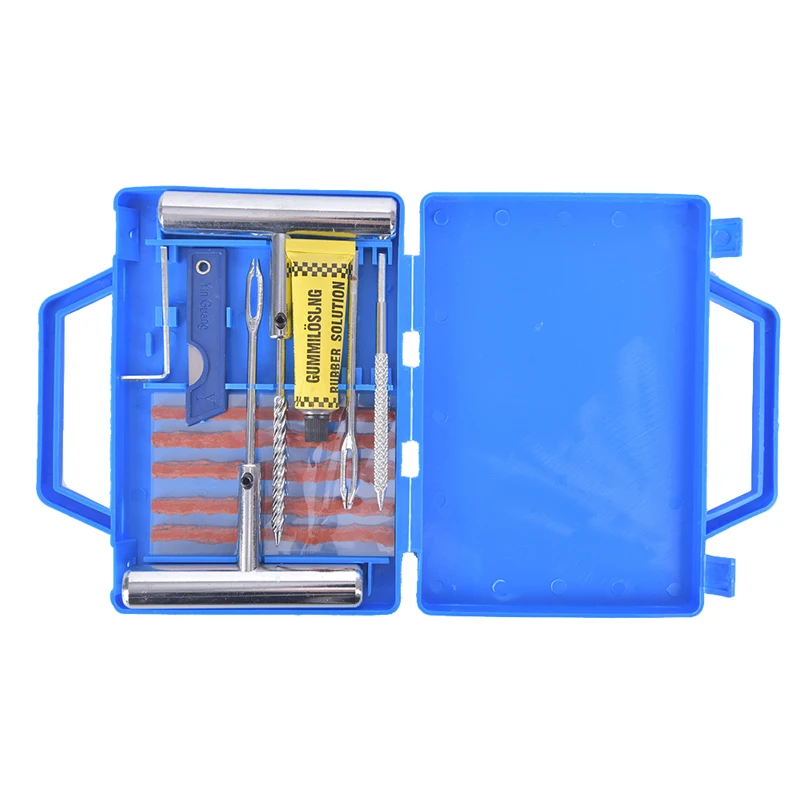 New Auto Tire Puncture Repair Kit Car Van Motorcycle Bike Tire Repair