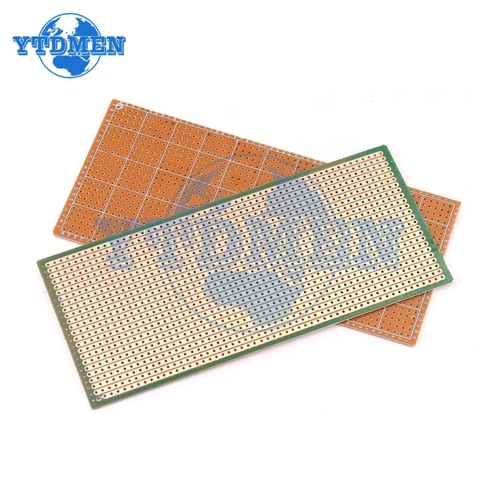 10PCS 스트립보드 PCB 보드 2.5x6.4cm / 6.5x14.5cm 단일 측면 회로 기판 DIY Arduino용 범용 실험 프로토타입 보드