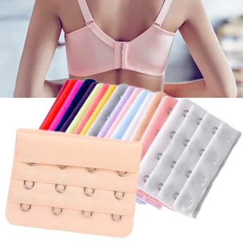 Espansore con Clip per gancio di estensione del reggiseno elastico per le donne sostituzione regolabile 3 file 4 fibbie reggiseni estensori per cinturino di estensione