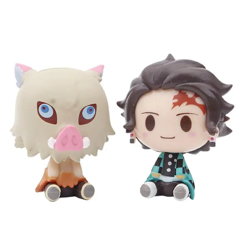 

Cute Japanese Anime Figures Creative Car Interior Dashboard Decor Figurine Collection Party Favors Kids Toys Car Accessories