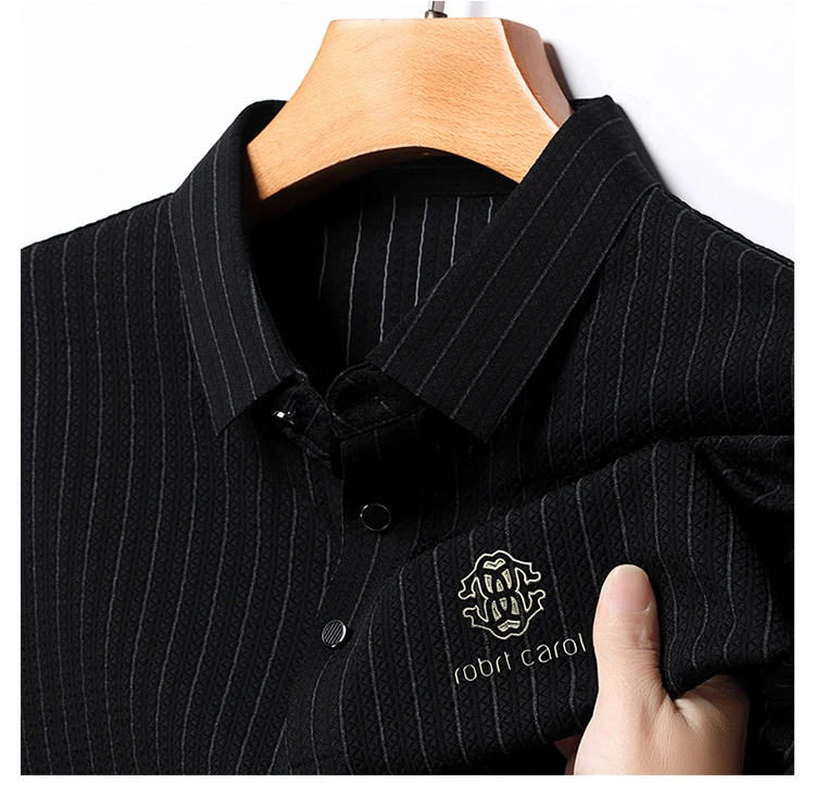 Green Snake Fashion Summer Casual Breathable Cool Comfortable Lapel Polo Short Sleeve Korean Striped Print Design T-shirt Top 34 Sd63b80f8bc5f4f60abffa3533d18ea25q