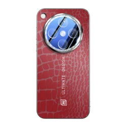 Electroplated Earth Texture Anti - Fingerprint Phone Case - Find X8S Plus (Red)