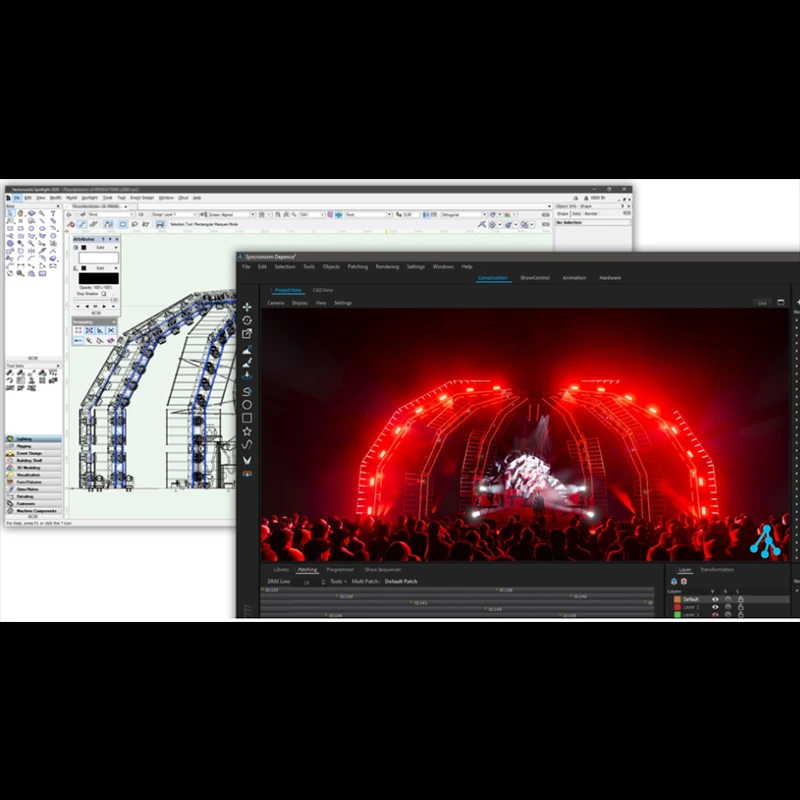 3.2.2 version Depence R3 Dongle Stage Light Syncronorm Full Module for Fountain Laser Special-FX Animate Control DMX light led light led stage light mini led stage light