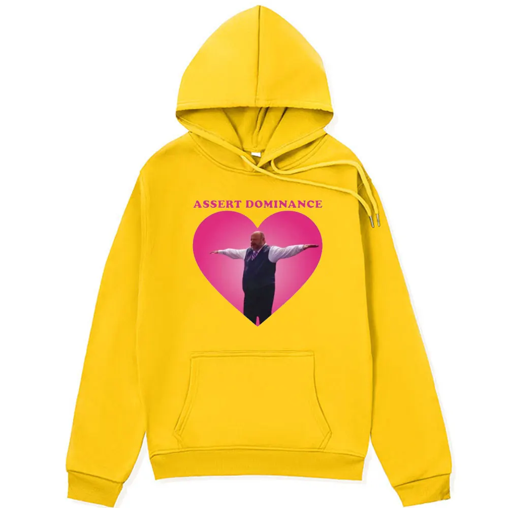 Assert Dominance Bertram Funny Graphics Print Hoodies Fall Sweatshirt Fashion Vintage Streetwear Pullover Couple Clothes Hoodie