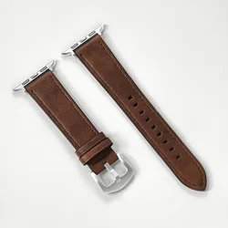 Premium Leather Band for Smartwatch - Men's High - Quality Strap (BrS)