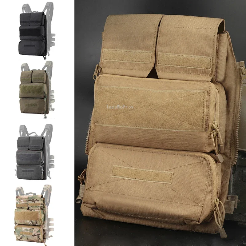 

Tactical J P C Vest Accessory Bags Outdoor Shooting Hunting Vest Molle Zipper-on Panel Pouch Airsoft Paintball Training Bags