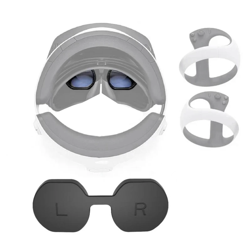 

For PS VR2 Glasses Silicone Protective Cap For PSVR2 Dust-Proof Protective Cover VR/AR Glasses Parts