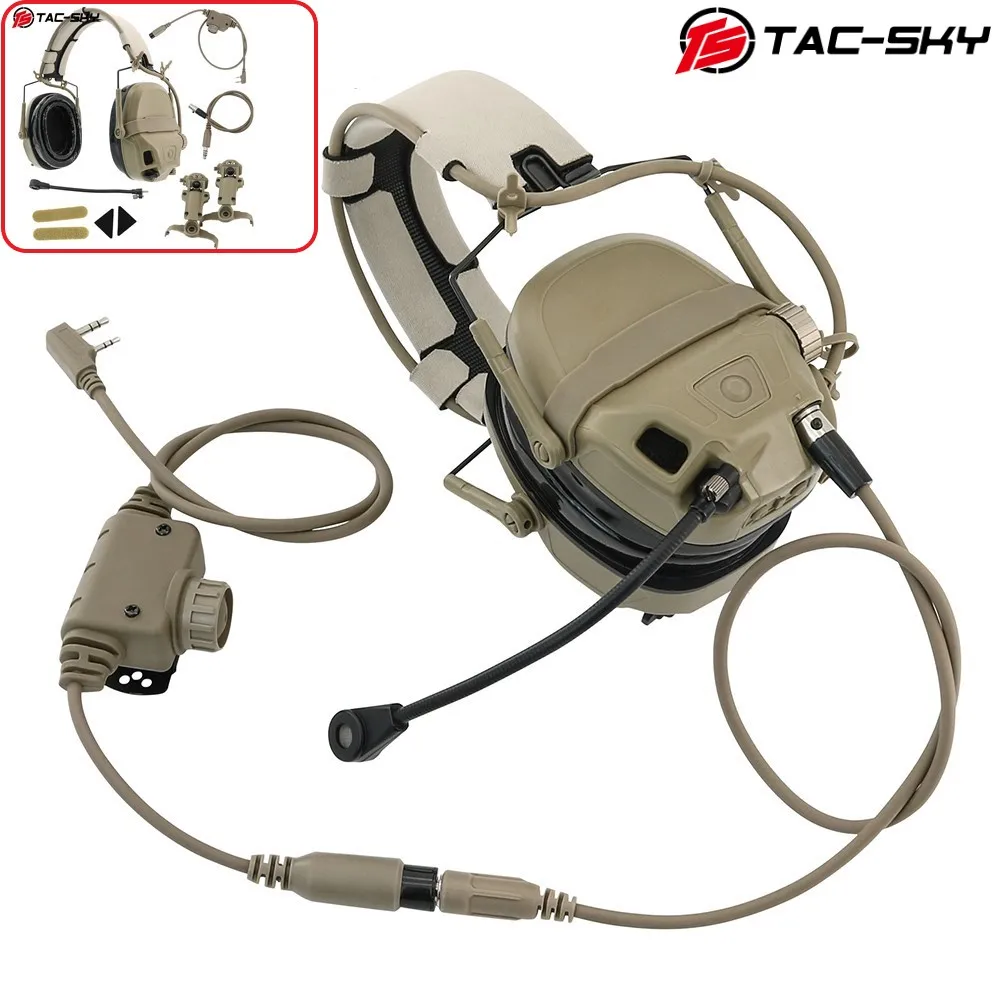 TAC-SKY Ops-Coreタイプ RAC タクティカル ヘッドセット