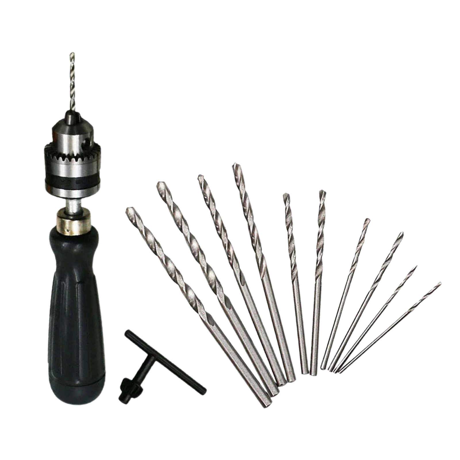 

1PC Hand Drill Small Chuck 0.6-6mm Hand Drill Craft DIY Tool Drill Keyless Chuck Drill Bits 1-3mm Drill Bit