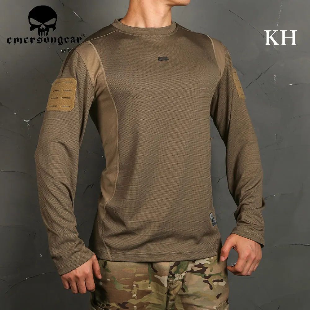 Camicia Tattica Uomo Emerson Gear Gen3 - Maniche Lunghe, Taschene, Tessuto Rapido Asciugatura, Per Softair, Paintball, Outdoor