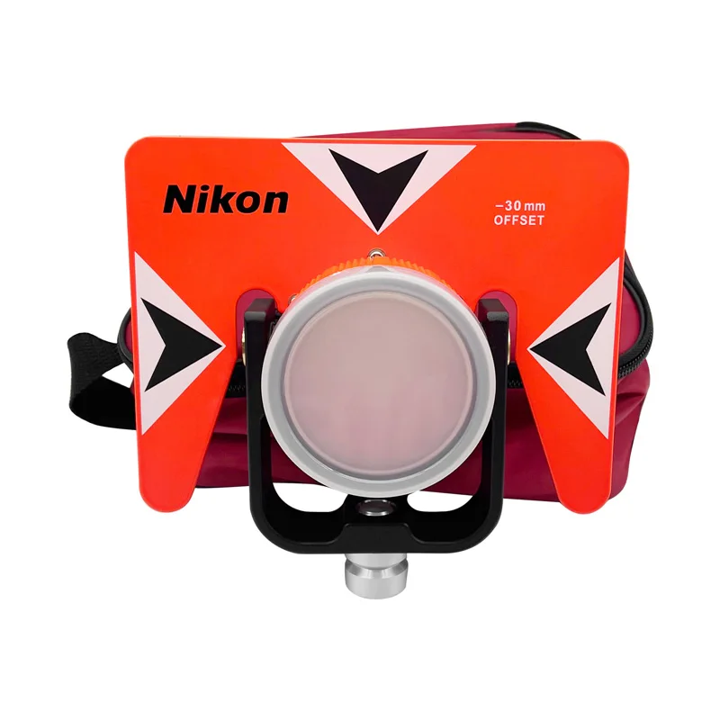 Rood Enkel Prisma Compatibel Met Nikon Totaal Station-30/0Mm 5/8X11 Vrouwelijke Draad