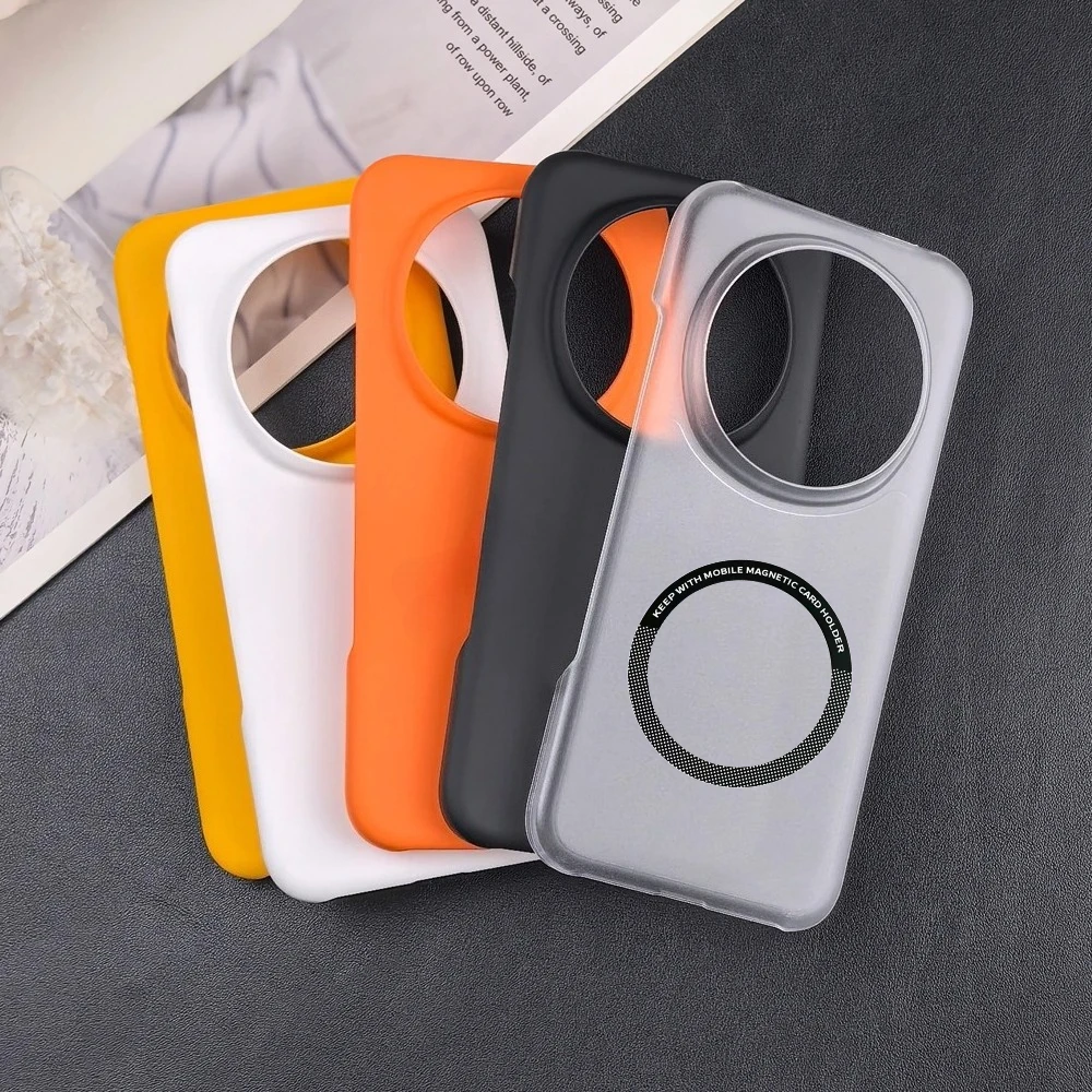 Sleek Matte Anti-Drop Magnetic Phone Case with Anti-Fingerprint Hard Back Cover