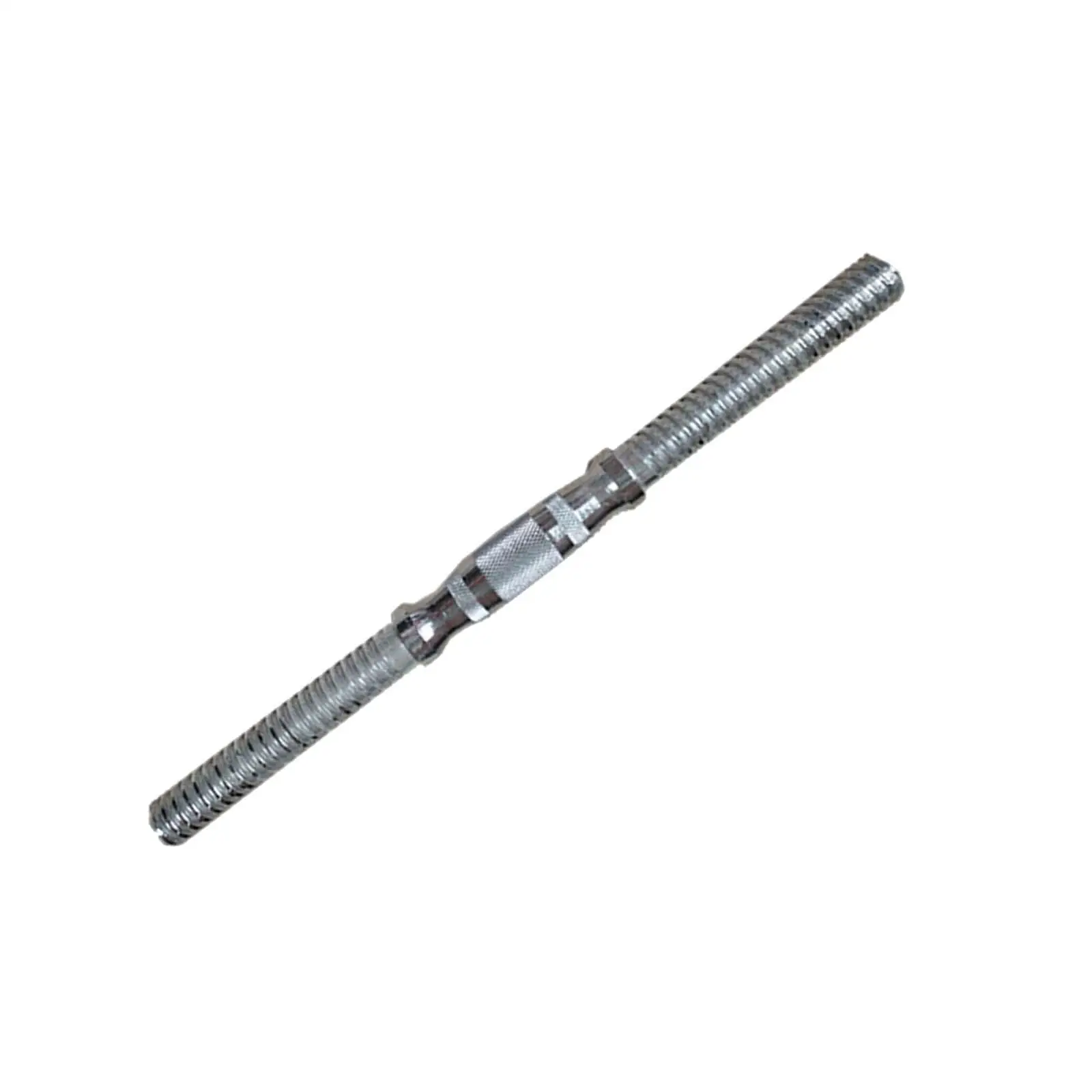 Dumbbell Bar Threaded Single Durable Nonslip Knurled Grip Barbell Handle Barbell