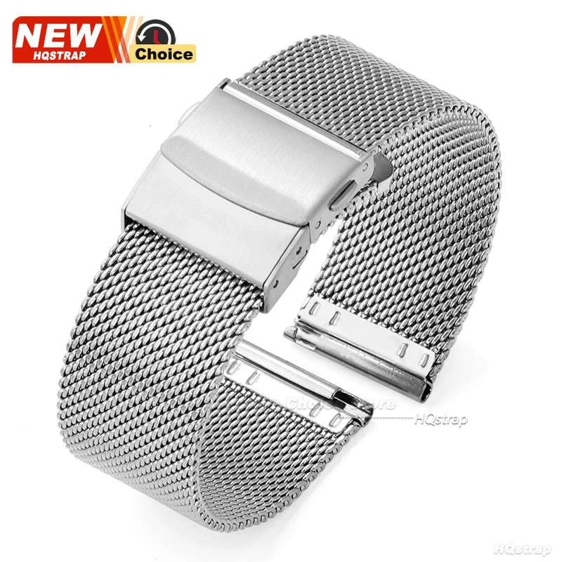 Premium Milanese Stainless Steel Watch Strap - Versatile Sizes
