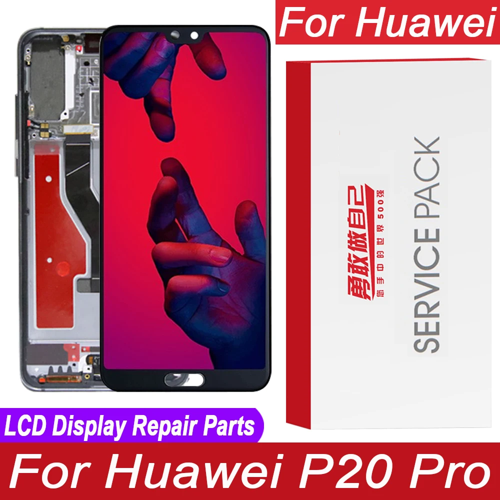 100 Original 6.1'' Oled Display For Huawei P20 Pro Lcd Display Touch