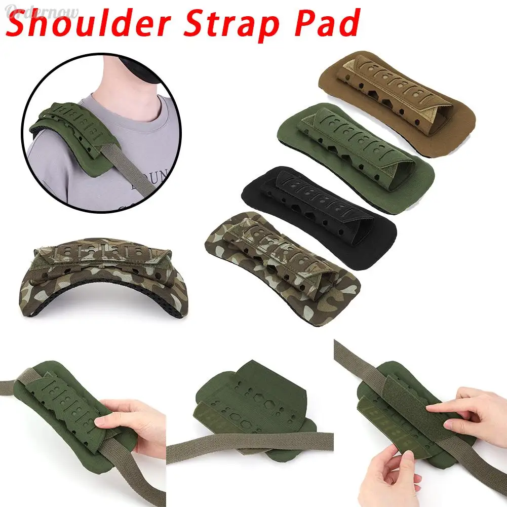 Tactical Vest Shoulder Pad Comfort Cushion Cutting Mesh Cushion Pad Breathable for Hunting Vest