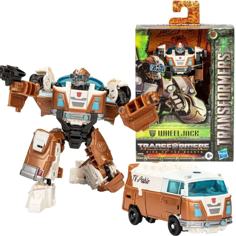 

In Stock Transformers Movie 7 Rise of The Beasts Deluxe Wheeljack Action Figure Robot Collectible Ornament Toys Birthday Gift