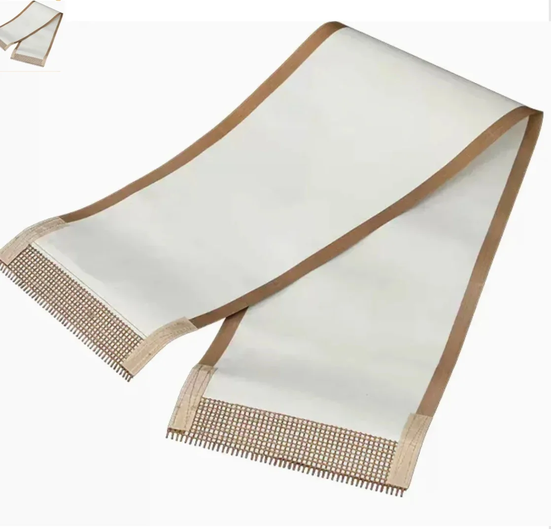 

L:7950x900mm (hole button)T:0.23mm/0.35mm. TTeflon Conveyor Belt Microwave Machine High Temperature UV Curing Machine TPFE Belt