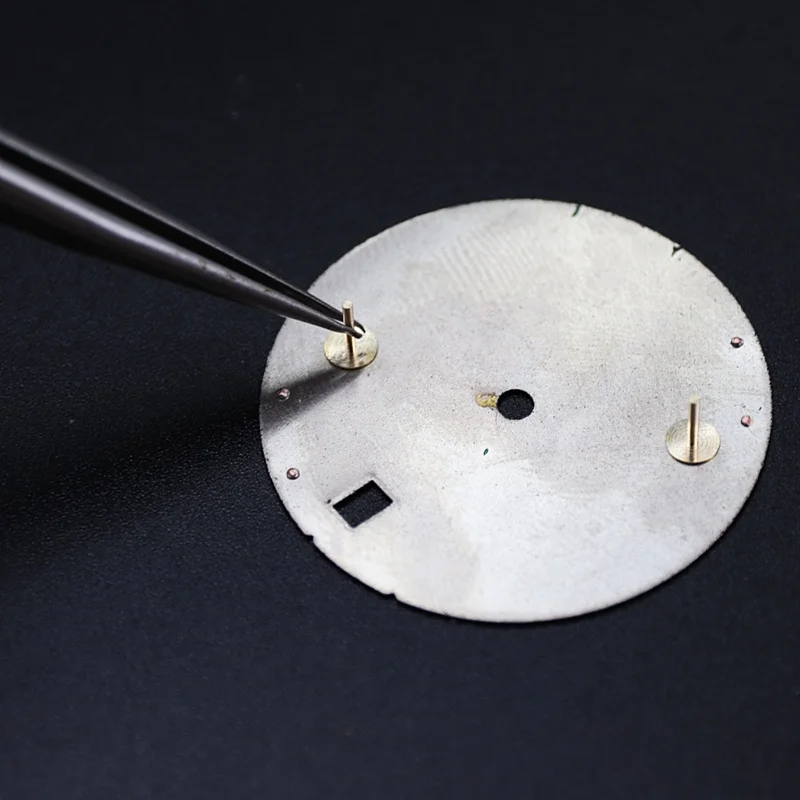 Watch Repair Tool Dial Foot Watch Universal Dial Pin Diameter 0.6mm Copper Material Fixed With Locating Pin Repair Watch Repair Parts