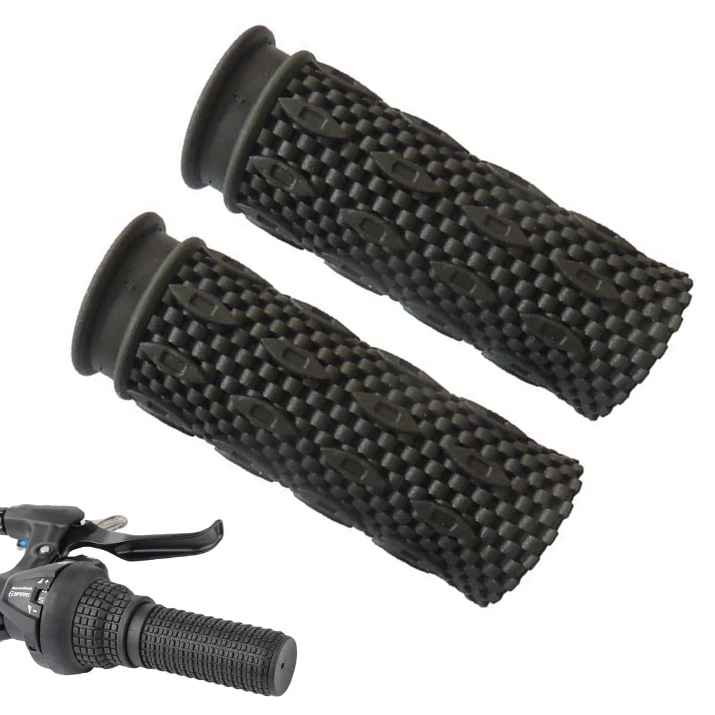 1Pc Grips 2 X 85mm Oxford Grips Shift Twistgrip Bar Bikes / Cycle Handlebar Rubber Black Bicycles Handle Accessories