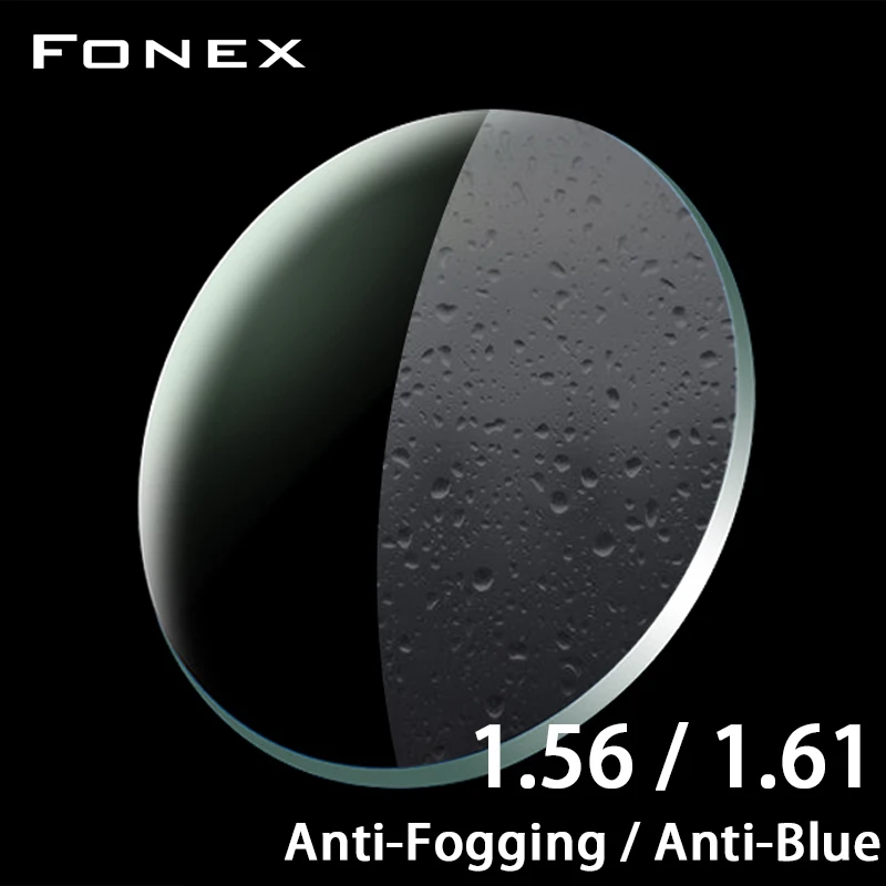 Customized 1.56 1.61 Anti-Fogging / Anti Blue Light / Waterproof / Anti Soiling Optical CR-39 Resin Myopia Glasses Lens
