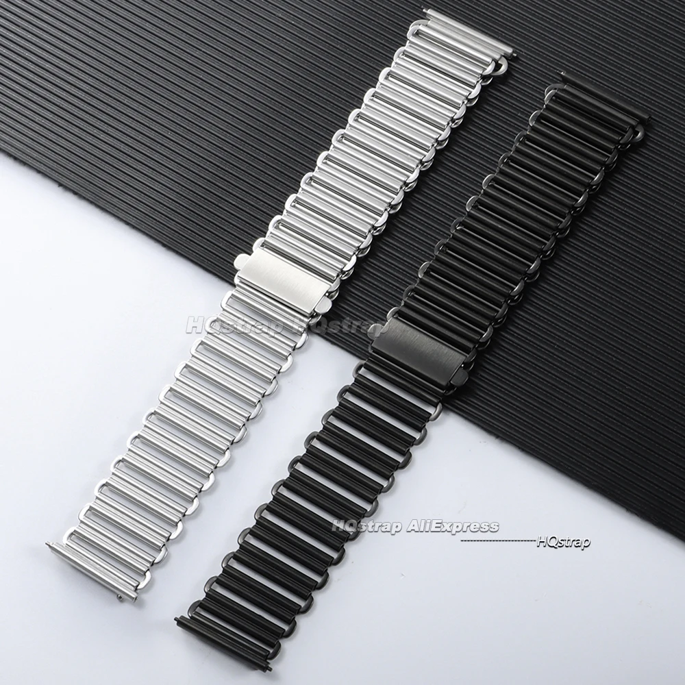 Stainless Steel Quick Release Watch Strap - High Quality Metal Bracelet Accessory