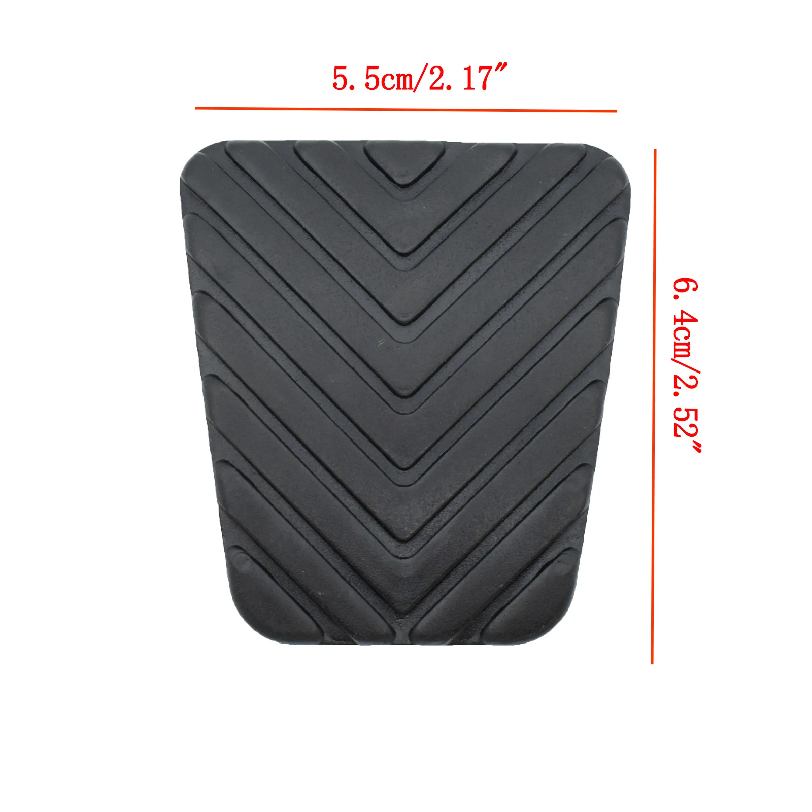 Brake Clutch Rubber Car Pedal Pad Cover For MITSUBISHI GALANT 3000GT MONTERO OUTLANDER ECLIPSE LANCER 3282536000 Car-styling 2x car accessories car pedals pedal cover