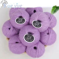 10 Groups Soft Mohair Yarn Knitting Angora Yarn for DIY Knitting,Fluffy Lace Yarn for Crocheting,Knitting Sweater,Scarf,Shawl 2