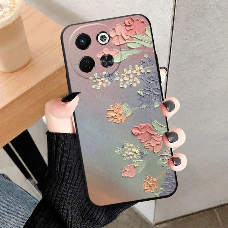 Black TPU Shockproof Phone Case - Soft Silicone Bumper & Protective Back Cover