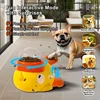 Pet cat and dog toy, little yellow duck pattern, pet intelligence, self-entertainment, food transmitter, leaky food toy 3