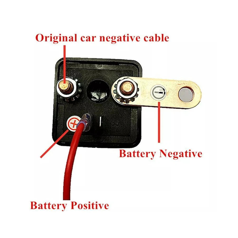 Interrupteur de mise hors tension Disjoncteur d'isolateur de batterie, 12v- 60v 300a Voiture universelle