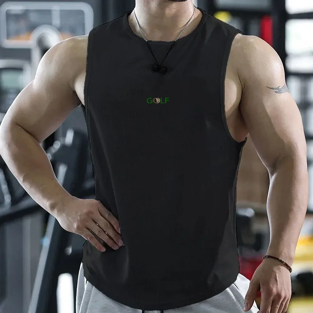 

New Summer Men's Muscle Hoodie Tank Top Sleeveless Fitness Fitness Shirt High Quality Tank Top Hip Hop Sports Shirt Casual