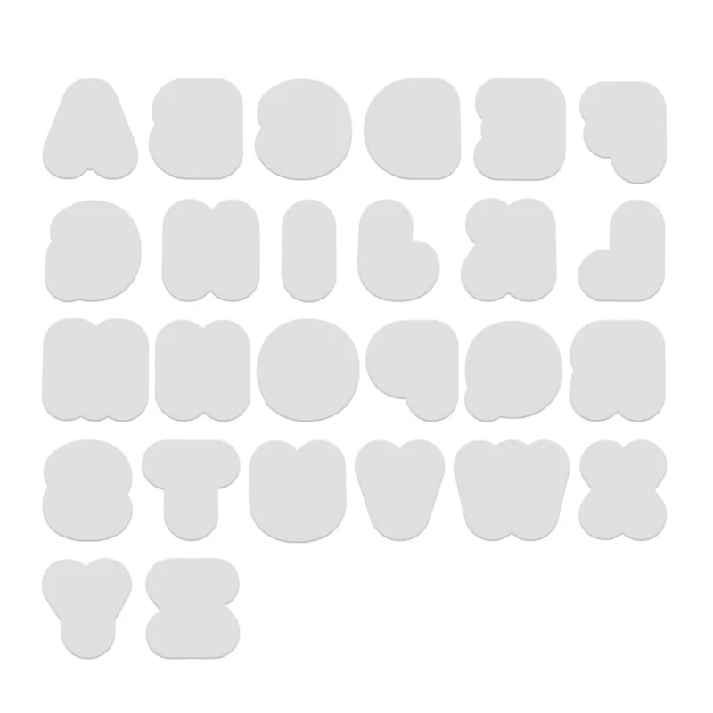 MXME Letter Keychain Mould Crystal Epoxy Resin Mould Craft Molds Silicone Material