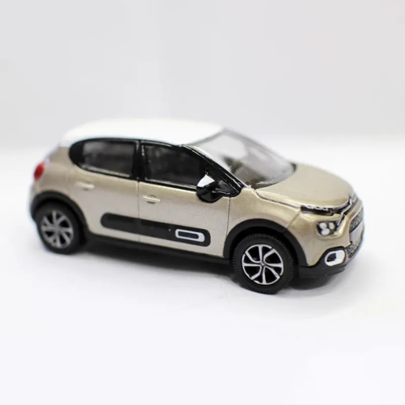 Miniature Norev 1/43 - Citroën C3 XTR Beige, Très Bon état Avec Boîte