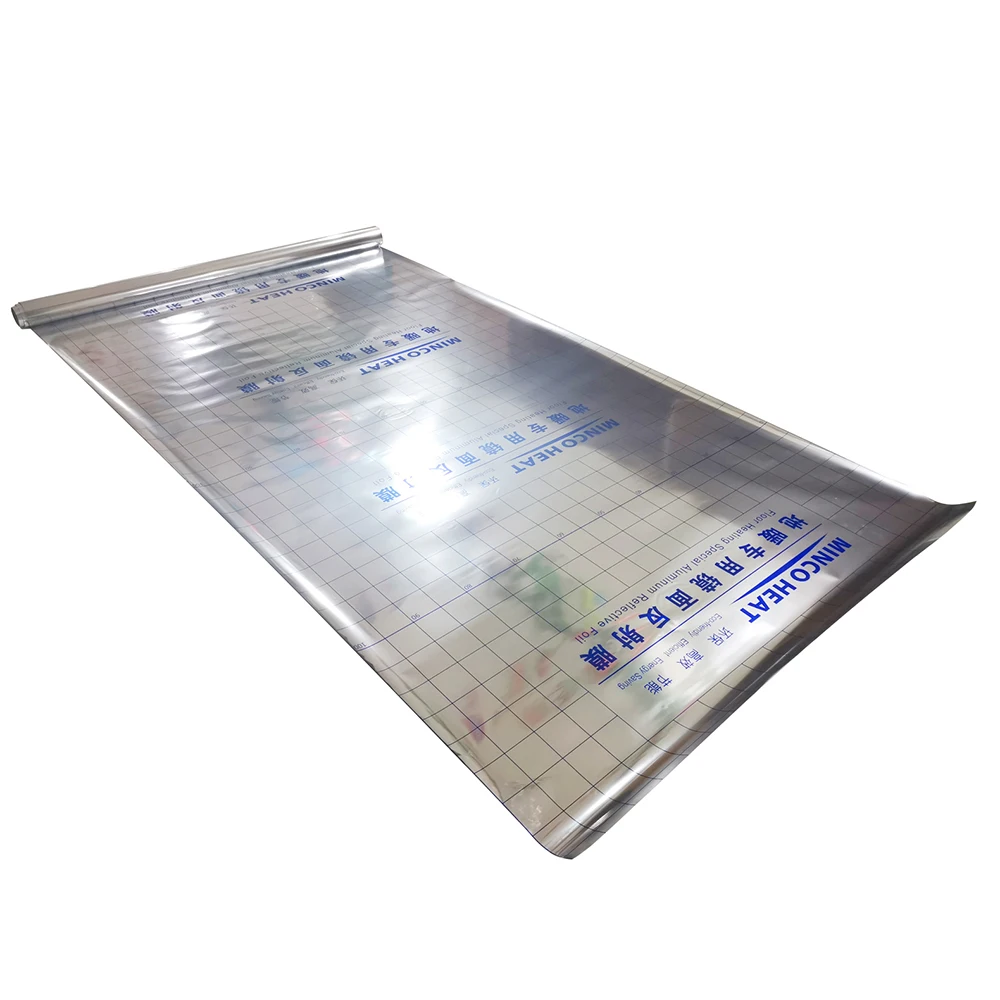 100cm X1m Aluminum Foil Insulation Mirror Reflection Film For Underfloor  Heating Film Warm Mat Heating Wire Cable - Floor Heating Systems u0026 Parts -  AliExpress