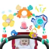 Baby Stroller Arch Toys Bouncer Toy Pram Activity Arch Toys Fine Motor Skills Toys Sensory Development Arch Baby Car Seat Toys 1