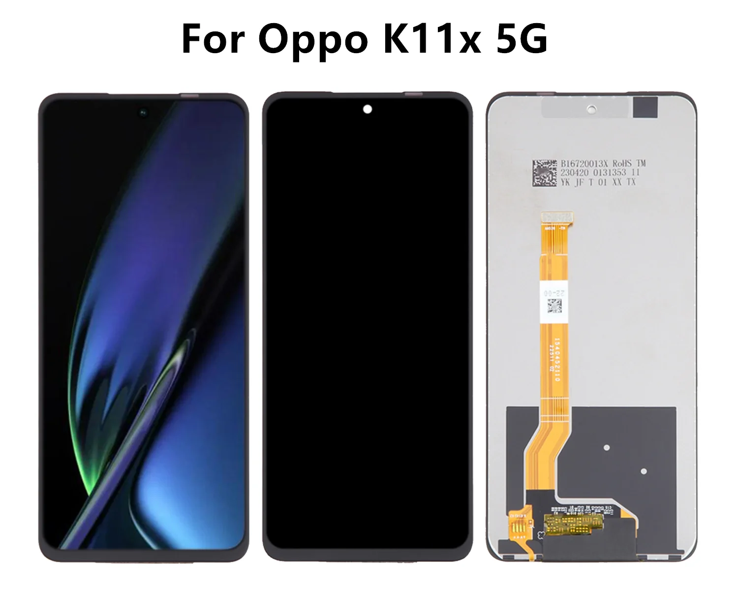 

6.72" For Oppo K11x 5G LCD Display Touch Screen Replacement Digitizer Assembly