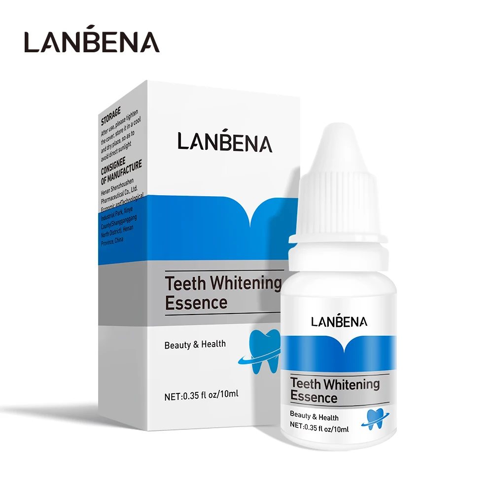 LANBENATeethWhiteningEssenceRemovesPlaqueStainsPowderOralHygieneCleaningTeethSerum