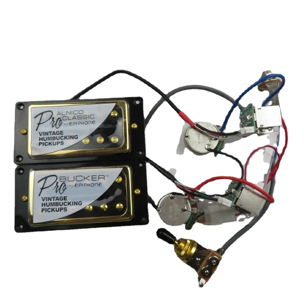 Epiphone Alnico Classic Pro網線ゼブラ＆ハーネスセット Epiphone Alnico Classic Pro網線ゼブラ＆ハーネスセット - メルカリ