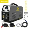 HZXVOGEN 4 in 1 Aluminium Welding Machine MIG/ARC/LIFT TIG Pulse Semi-automatic Digital Display IGBT Inverter Welder MIG250DP 2