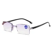 Intelligent Zoom Anti-blue Light Reading Glasses Frameless Cutting Edge Presbyopic Glasses Men and Women Presbyopic Glasses 5