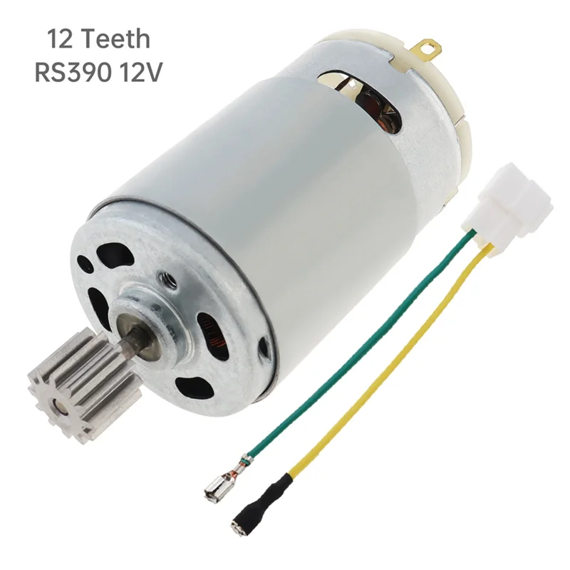 고속 12V DC 모터 R390 12T 20000RPM 전동 모터, 어린이용 전동 자동차, 무선 조종 자동차용