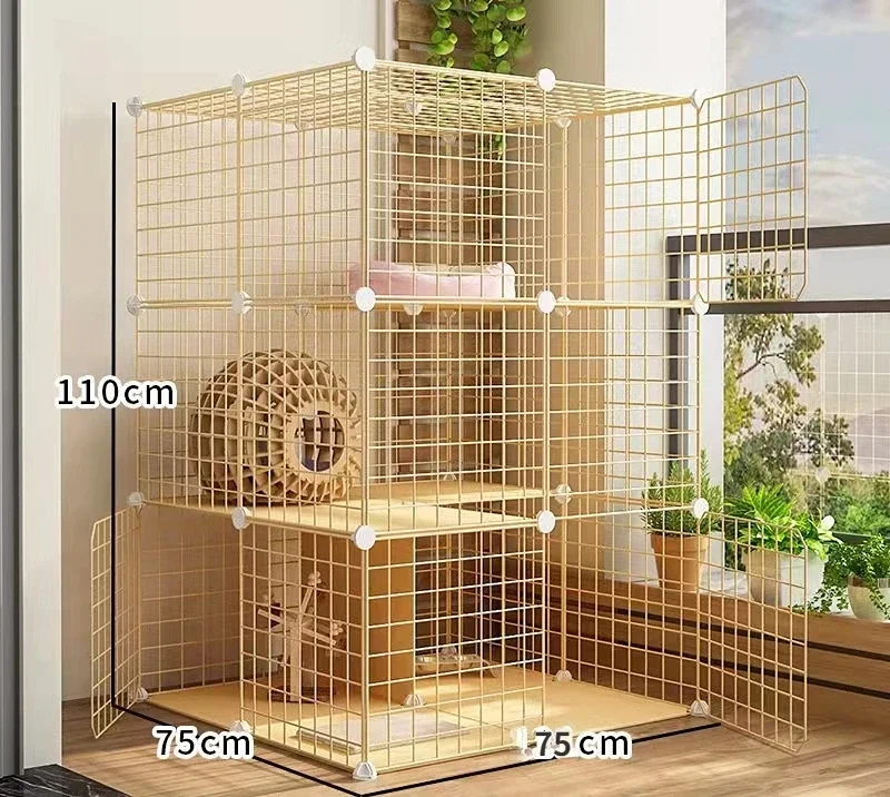 Three Floor Cat Cage Pet Cage