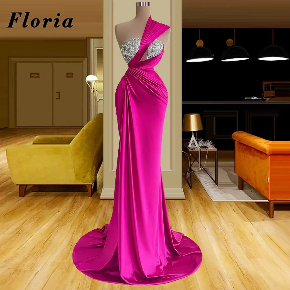 

Женское атласное платье с бусинами Floria, длинное коктейльное платье знаменитости, элегантная вечерняя одежда для выпускного вечера, 3 дизайна, 2022